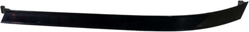 Honda Front, Driver Side Bumper Filler-Black, Replacement REPH040502