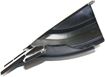 Honda Rear, Passenger Side Bumper Filler-Black, Replacement REPH765301