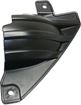 Honda Rear, Driver Side Bumper Filler-Black, Replacement REPH765302