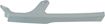 Toyota Front, Passenger Side, Upper Bumper Filler-Gray, Replacement T040505