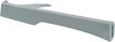 Toyota Front, Passenger Side, Upper Bumper Filler-Gray, Replacement T040505