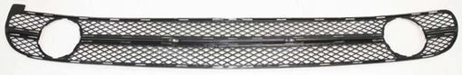 Volkswagen Center Bumper Grille-Textured Black, Plastic, Replacement 20211