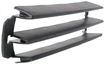 Mitsubishi Passenger Side Bumper Grille-Textured Black, Plastic, Replacement ARBM015501