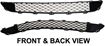 Toyota Center Bumper Grille-Textured Black, Plastic, Replacement ARBT015301Q