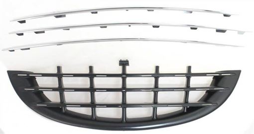 Chrysler Center Bumper Grille-Primed, Plastic, Replacement C015303