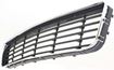 Chevrolet Bumper Grille-Chrome Shell w/ Gray Insert, Plastic, Replacement C015306