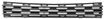 GMC Center Bumper Grille-Black, Plastic, Replacement G015301