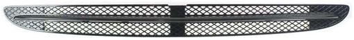 Mercedes Benz Center Bumper Grille-Black, Plastic, Replacement M015302