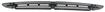 Mercedes Benz Center Bumper Grille-Black, Plastic, Replacement M015302