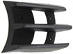 Mitsubishi Driver Side Bumper Grille-Textured Black, Plastic, Replacement M015502