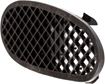 Mercedes Benz Passenger Side Bumper Grille-Black, Plastic, Replacement M015507