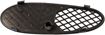 Mercedes Benz Passenger Side Bumper Grille-Black, Plastic, Replacement M015507