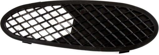 Mercedes Benz Driver Side Bumper Grille-Black, Plastic, Replacement M015508