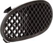 Mercedes Benz Driver Side Bumper Grille-Black, Plastic, Replacement M015508