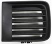 Nissan Passenger Side Bumper Grille-Black, Plastic, Replacement N015503