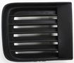 Nissan Driver Side Bumper Grille-Black, Plastic, Replacement N015504