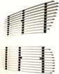 Infiniti Driver And Passenger Side Bumper Grille-Polished, Aluminum, Replacement N85601A