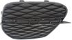 BMW Passenger Side Bumper Grille-Black, Plastic, Replacement REPB015545