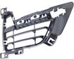 BMW Passenger Side Bumper Grille-Textured Black, Plastic, Replacement REPB015557