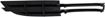 BMW Front, Passenger Side Bumper Grille-Black, Plastic, Replacement REPB018903