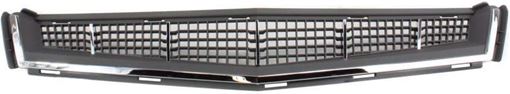 Cadillac Bumper Grille-Gray, Plastic, Replacement REPC015306