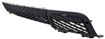 Center Bumper Grille Replacement Bumper Grille-Textured Black, Plastic, Replacement REPC015313