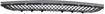 Chrysler Bumper Grille-Textured Black, Plastic, Replacement REPC015315