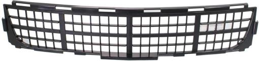 Center Bumper Grille Replacement-Textured Black, Plastic, Replacement REPC015316Q