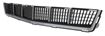 Cadillac Center Bumper Grille-Black and chrome, Plastic, Replacement REPC015330