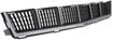 Cadillac Center Bumper Grille-Black and chrome, Plastic, Replacement REPC015330