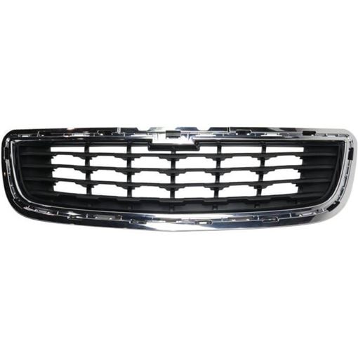 Chevrolet Bumper Grille-Textured Gray, Plastic, Replacement REPC015337