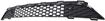 Chrysler Bumper Grille-Textured Black, Plastic, Replacement REPC015344