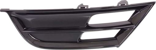 Chrysler Passenger Side Bumper Grille-Textured Black, Plastic, Replacement REPC015517