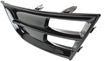 Chrysler Passenger Side Bumper Grille-Textured Black, Plastic, Replacement REPC015517