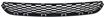 Dodge Center Bumper Grille-Textured Black, Plastic, Replacement REPD015306