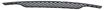 Dodge Bumper Grille-Textured Black, Plastic, Replacement REPD015307