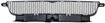 Dodge Bumper Grille-Textured Black, Plastic, Replacement REPD015313