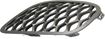 Dodge Driver Side Bumper Grille-Textured Black, Plastic, Replacement REPD015512