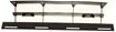 Ford Center Bumper Grille-Textured Gray, Plastic, Replacement REPF015301