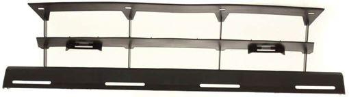 Ford Center Bumper Grille-Textured Gray, Plastic, Replacement REPF015301