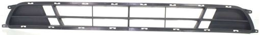 Bumper Grille, Sonata 09-10 Front Bumper Grille, Textured Gray, Replacement REPH015302