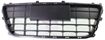 Hyundai Center Bumper Grille-Black, Plastic, Replacement REPH015304