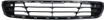 Hyundai Center Bumper Grille-Black, Plastic, Replacement REPH015312