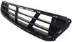 Hyundai Center Bumper Grille-Black, Plastic, Replacement REPH015312