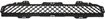 Hummer Center Bumper Grille-Textured Gray, Plastic, Replacement REPH015314