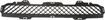 Hummer Center Bumper Grille-Textured Gray, Plastic, Replacement REPH015314