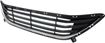 Hyundai Bumper Grille-Textured Black Shell w/ Chrome Insert, Plastic, Replacement REPH015321Q