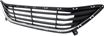 Bumper Grille, Elantra 11-13 Front Bumper Grille, Textured Black, W/ Chrome Insert, Sedan, Usa Built, Replacement REPH015321