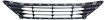 Hyundai Bumper Grille-Textured Black Shell w/ Chrome Insert, Plastic, Replacement REPH015326Q