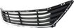 Bumper Grille, Elantra 14-16 Front Bumper Grille, Textured Black, W/ Chrome Insert, Sedan, Korea Built, Replacement REPH015326